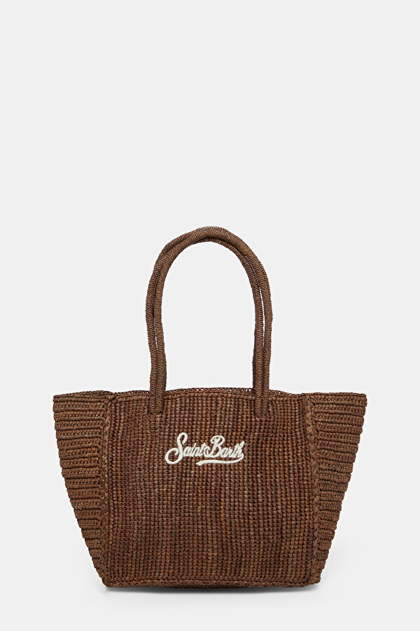 Raffia Mid Kahve Çanta