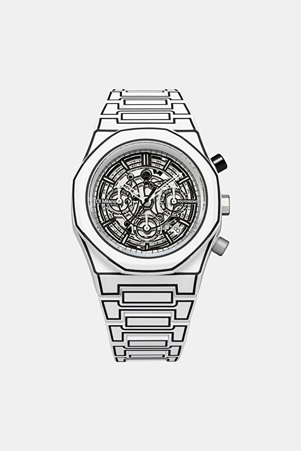White Sketch Kol Saati 40.5