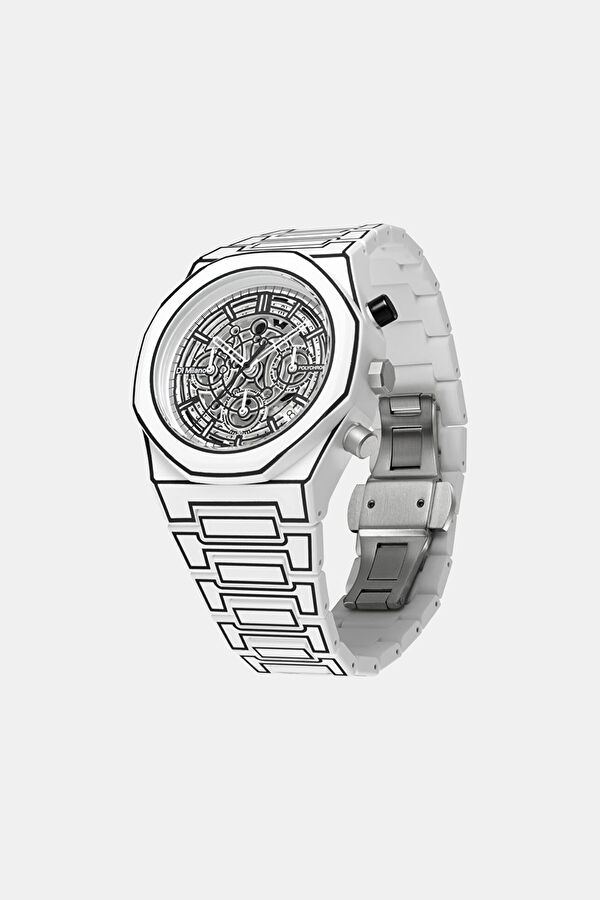 White Sketch Kol Saati 40.5 2