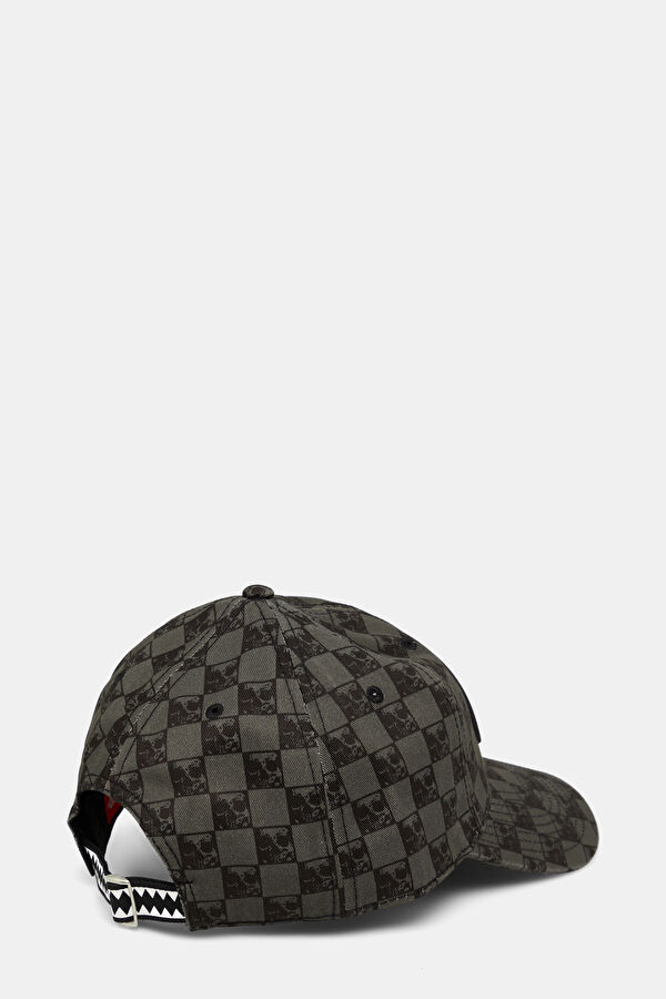 Gray Embroidered Hat 2