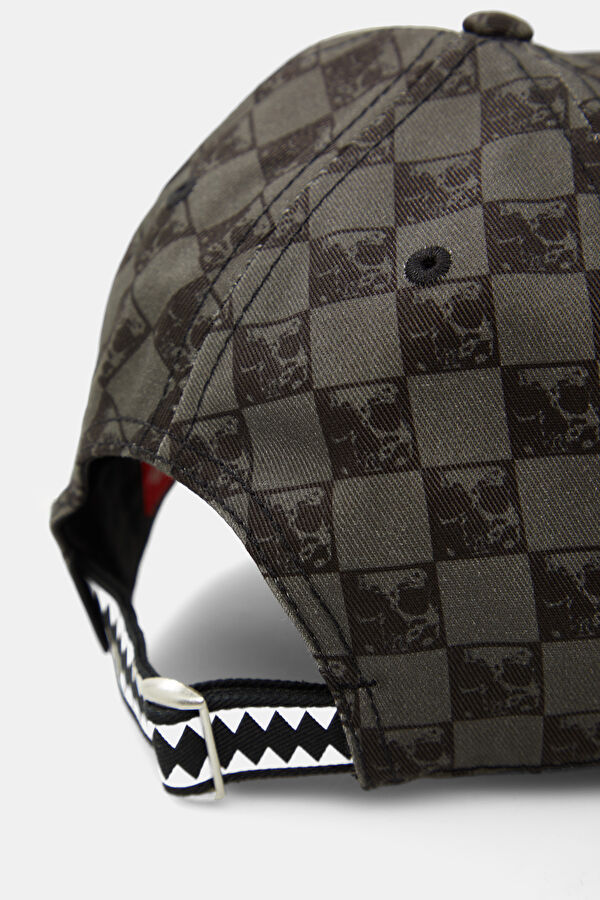 Gray Embroidered Hat 3