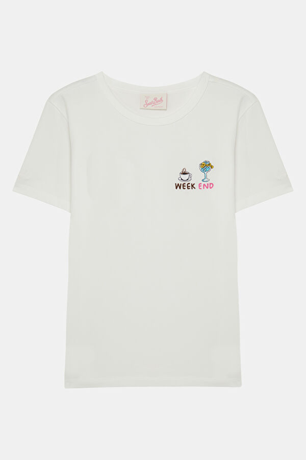 Beyaz Kadın T-Shirt