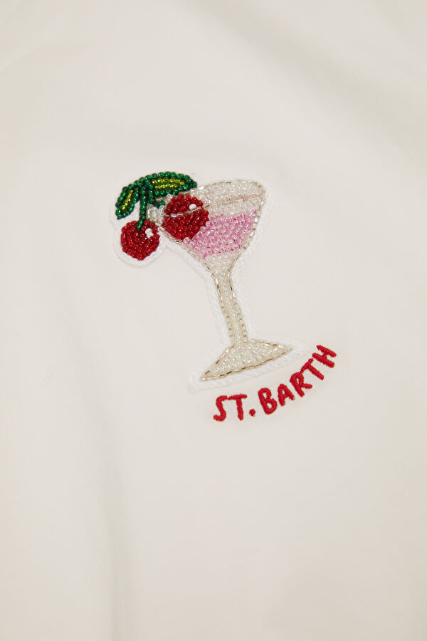 Beyaz Kadın T-Shirt 4