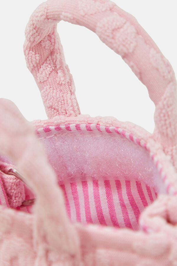 Key Bag Sponge Pembe Çanta 6