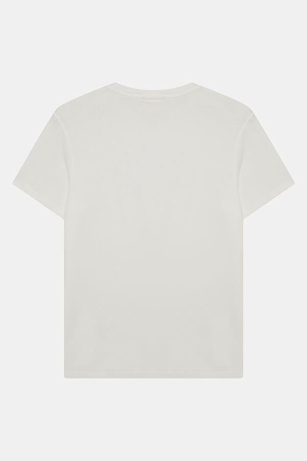 Beyaz Kadın T-Shirt 2