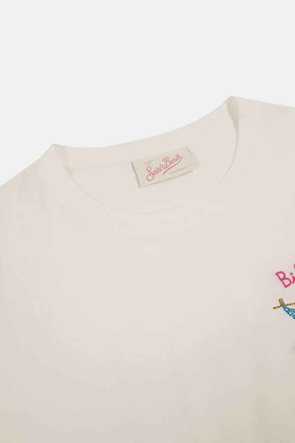 Beyaz Kadın T-Shirt 3