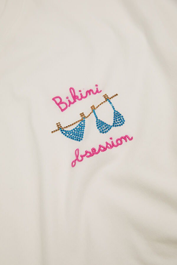Beyaz Kadın T-Shirt 4