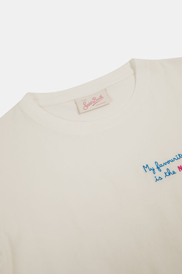 Beyaz Kadın T-Shirt 3