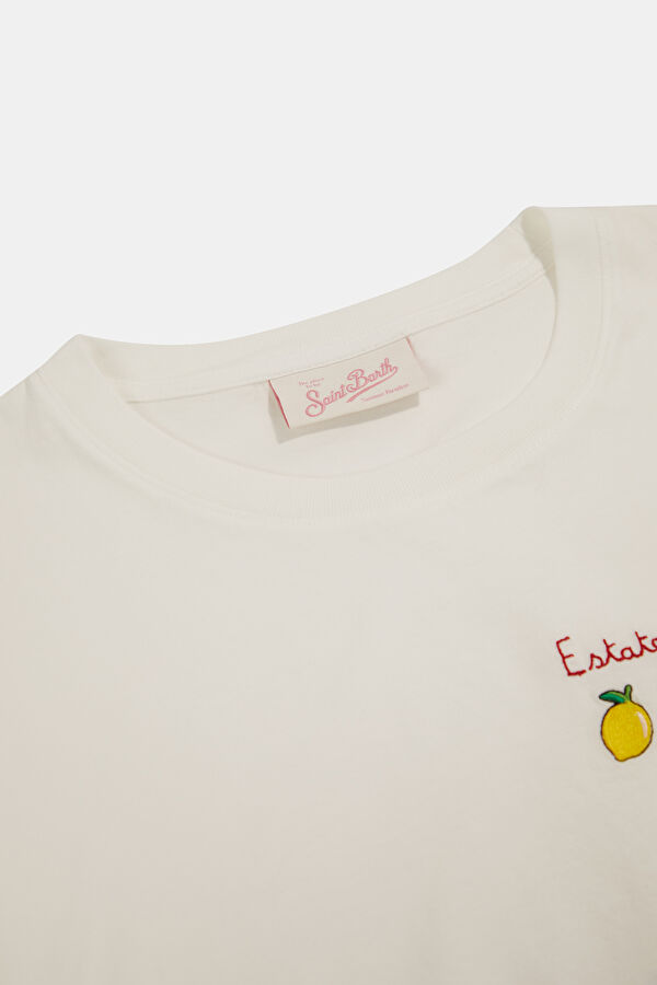 Beyaz Kadın T-Shirt 3