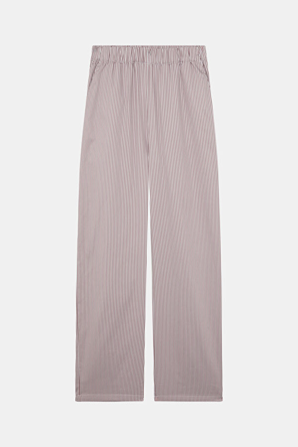 Light Pink Wide Leg Women's Pants