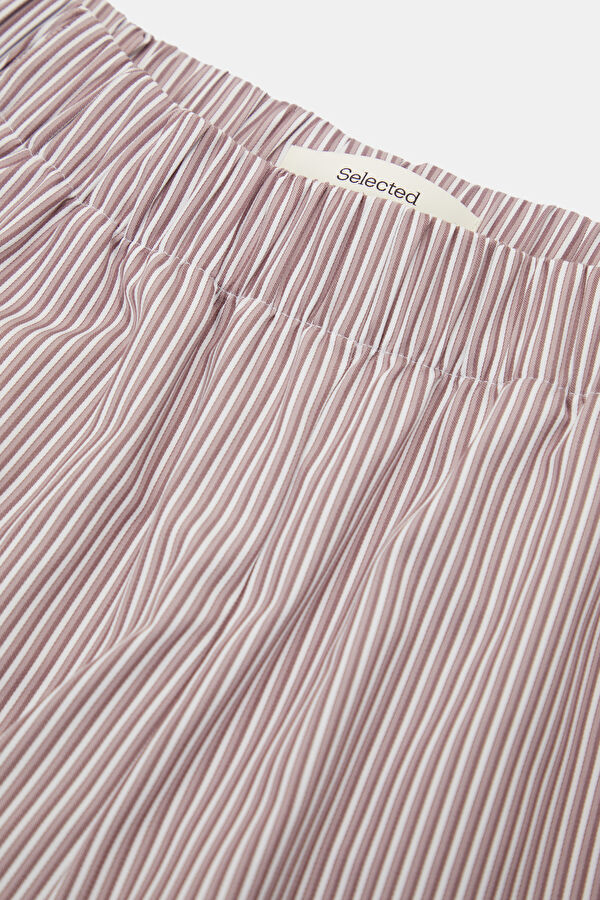 Light Pink Wide Leg Women's Pants 3