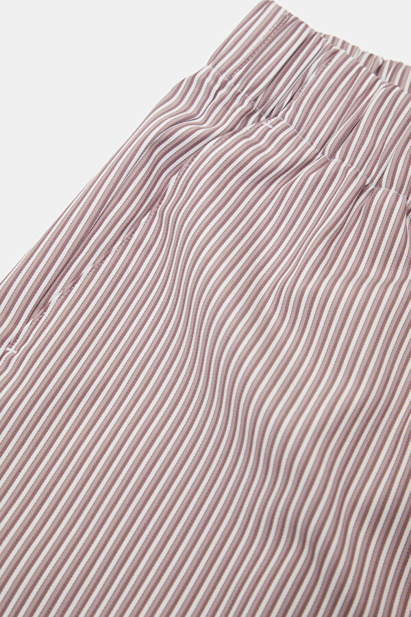 Light Pink Wide Leg Women's Pants 4