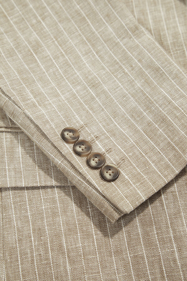 Brown Button-Down Women's Jacket 5