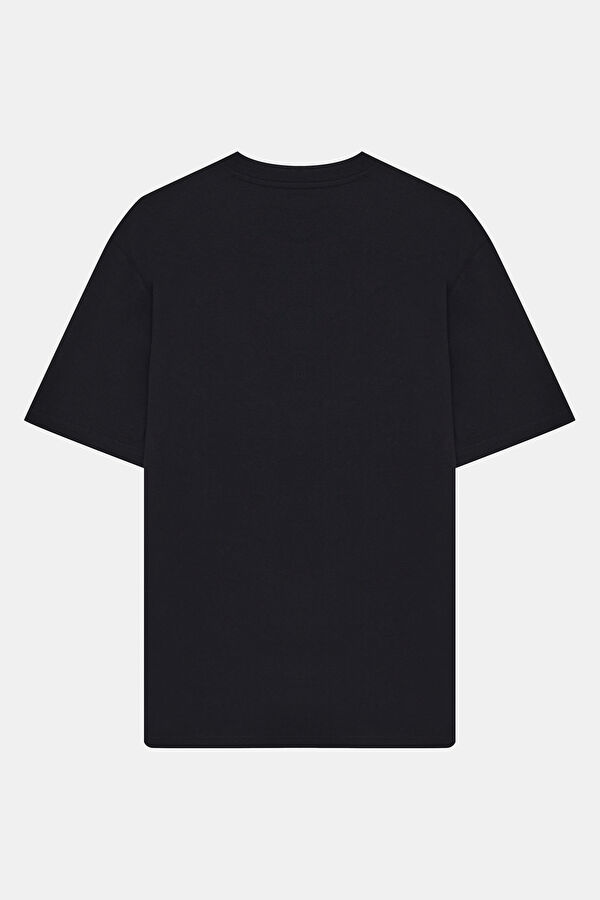Relax Fit Black Men's T-Shirt 2