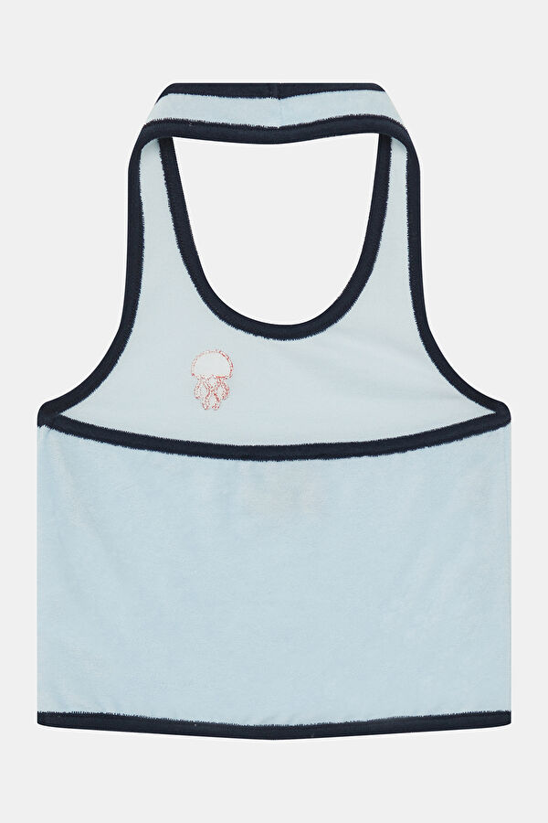 Blue Sleeveless Children's Blouse 2