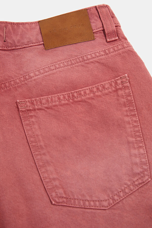 Red Straight Women's Pants 5