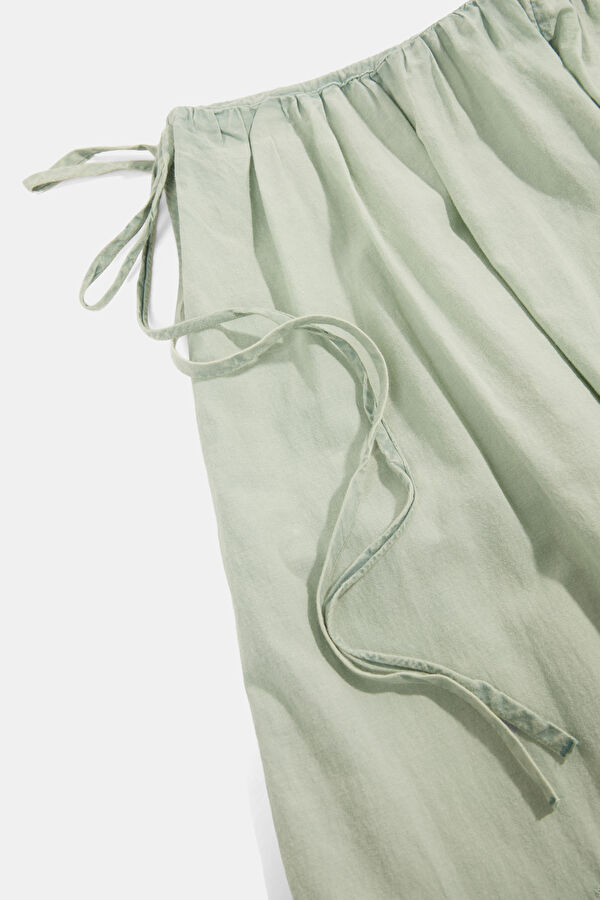 Su Yeşili Wide Leg Kadın Pantolon 3