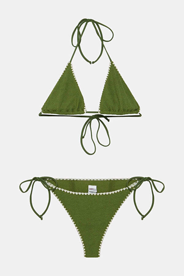 Haki Bağlamalı Kadın Bikini