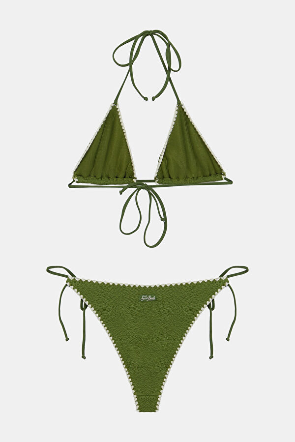 Haki Bağlamalı Kadın Bikini 2