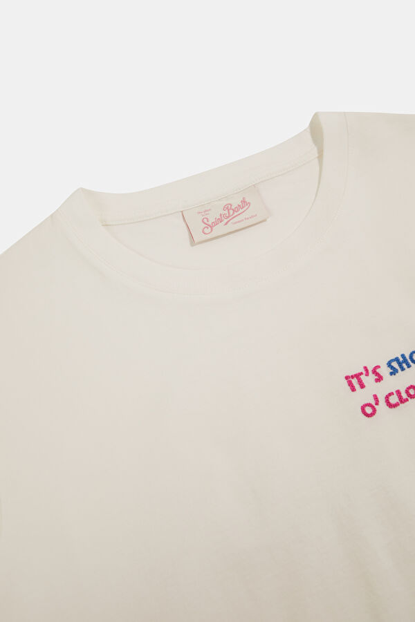 Beyaz Kadın T-Shirt 3