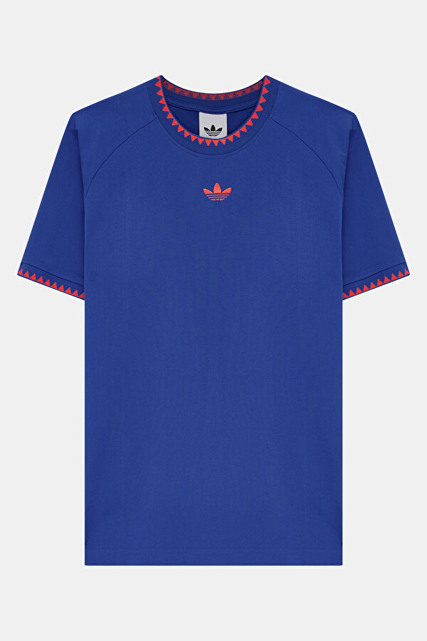 Relax Fit Blue Crew Neck Men's T-Shirt