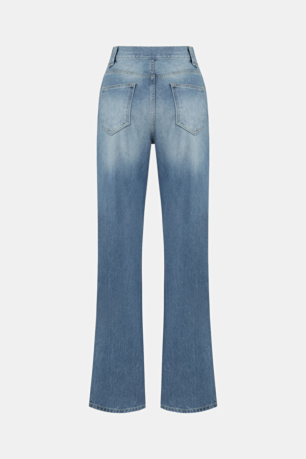 Mavi Wide Leg Kadın Pantolon 2