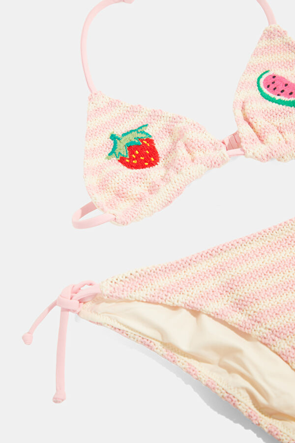 Çok Renkli Desenli Çocuk Bikini 3