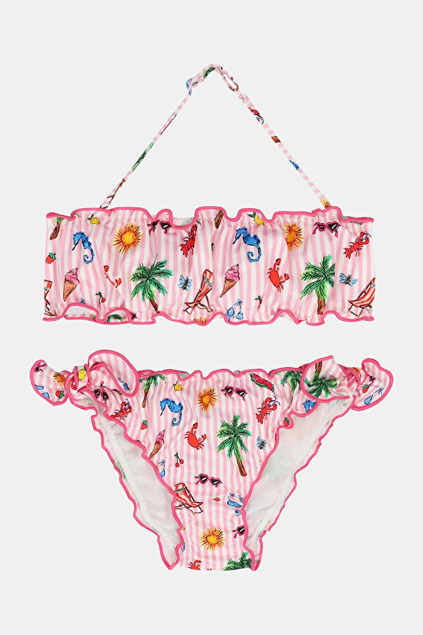 Multicolored Kids Bikini