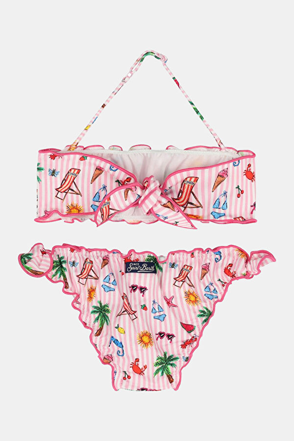Multicolored Kids Bikini 2
