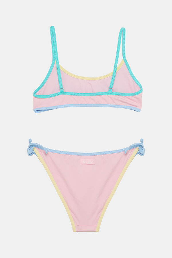 Multicolored Patterned Children's Bikini 2