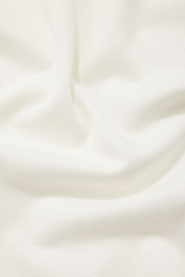 Relax Fit White Crew Neck Men's T-Shirt 4