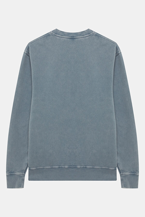 Açık Mavi Erkek Sweatshirt 2
