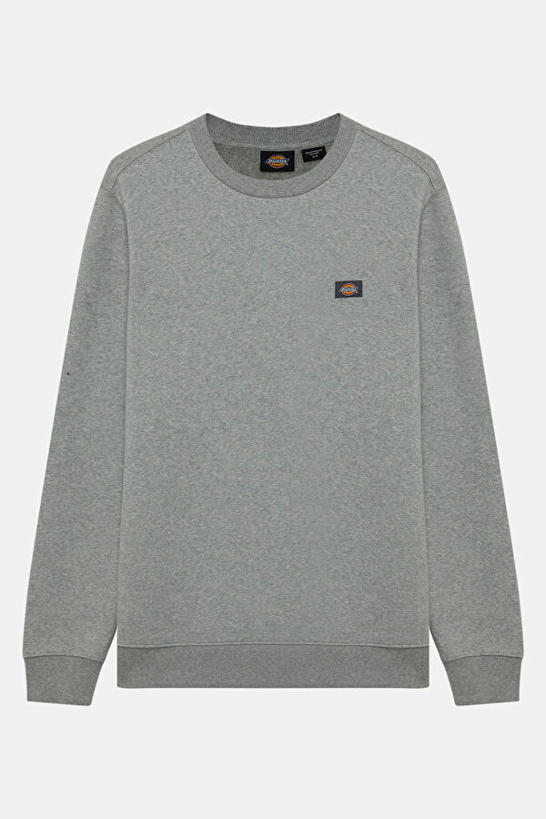 Oakport Crew Gri Erkek Sweatshirt