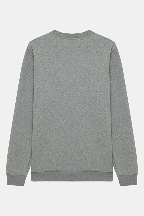 Oakport Crew Gri Erkek Sweatshirt 2
