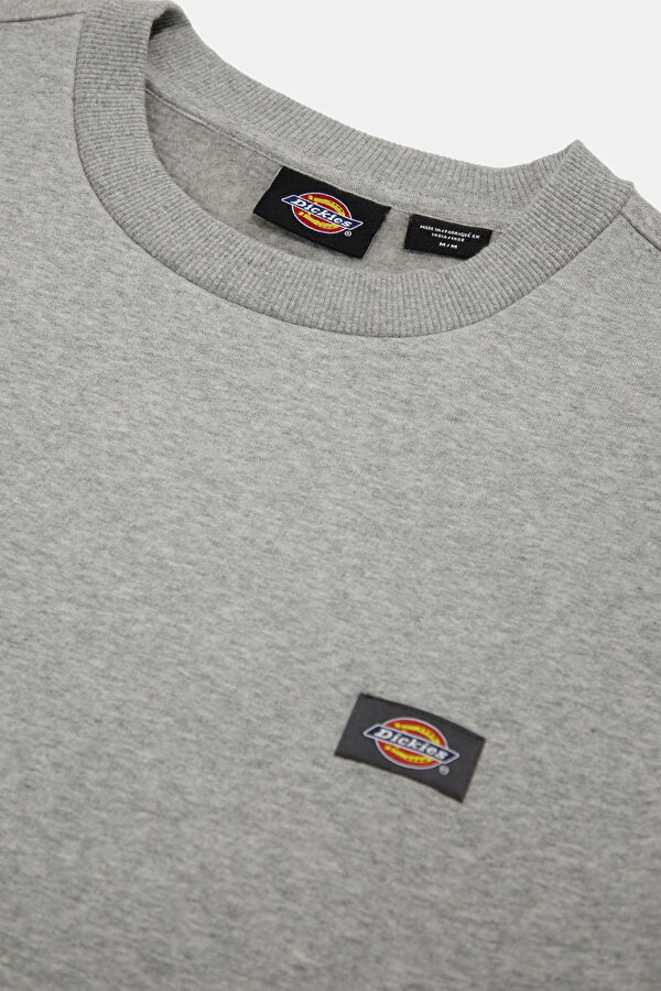 Oakport Crew Gri Erkek Sweatshirt 3