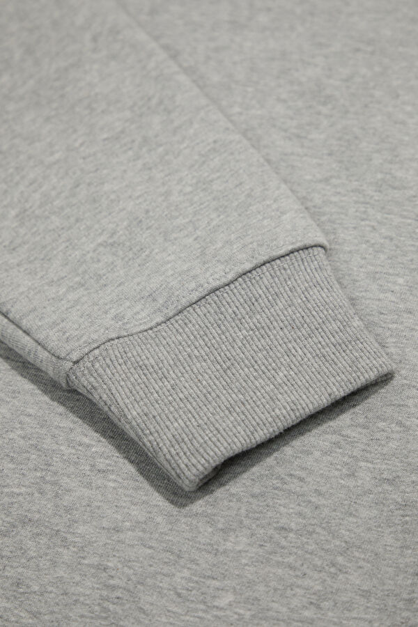 Oakport Crew Gri Erkek Sweatshirt 5