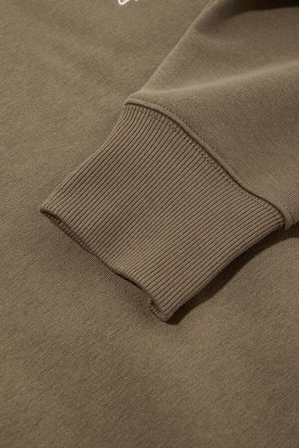 Kahve Erkek Sweatshirt 5