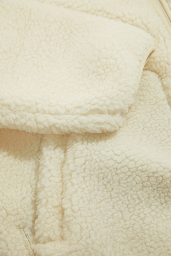 Mount Hope Fleece Ekru Erkek Ceket 5