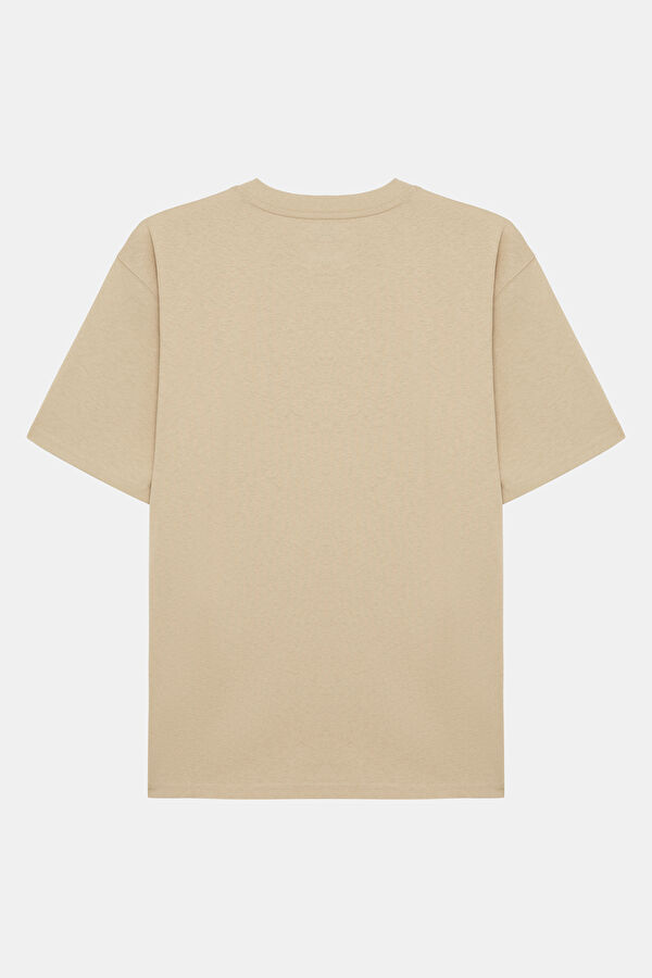 Ekru Erkek T-Shirt 2
