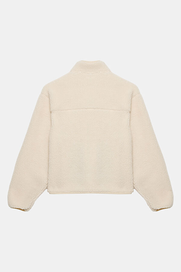 Bej Kadın Sweatshirt 2