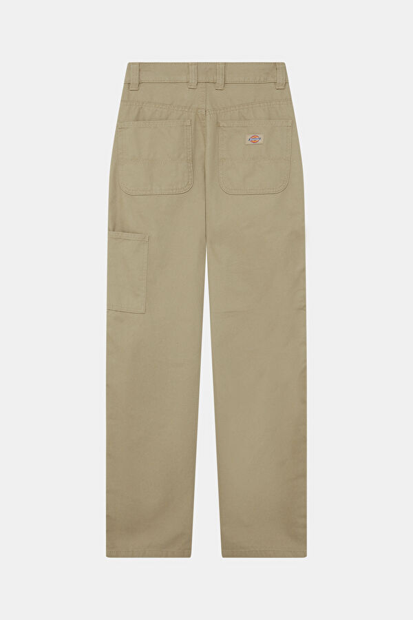 Light Sand Straight Leg Women's Trousers 2