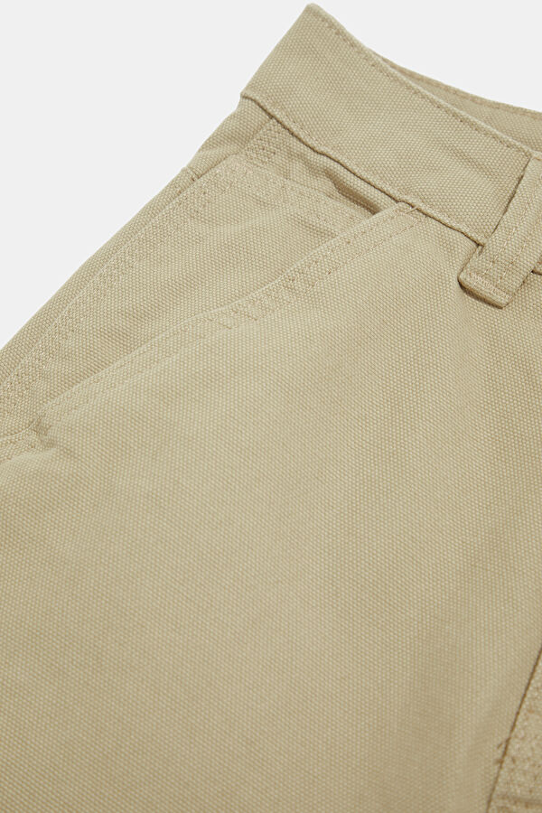 Light Sand Straight Leg Women's Trousers 4