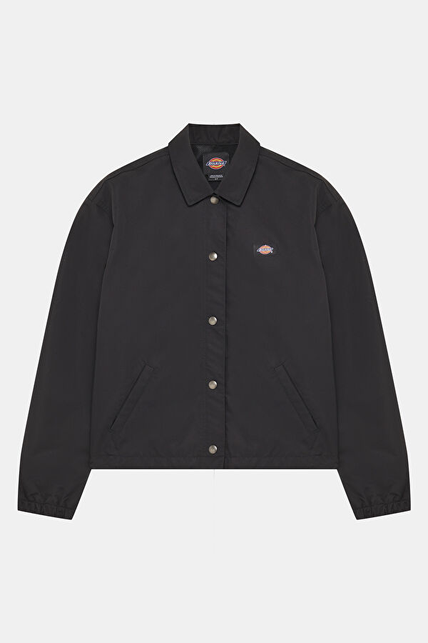 Black Button-Down Women's Jacket