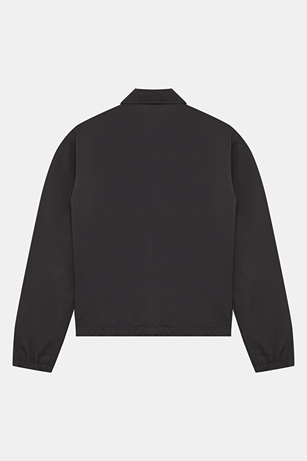 Black Button-Down Women's Jacket 2