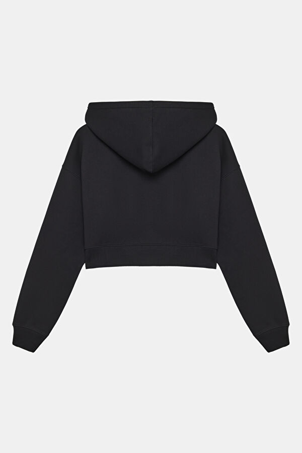 Siyah Kadın Sweatshirt 2