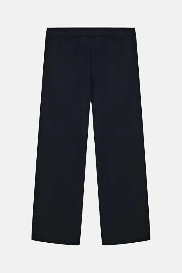 Black Wide Leg Women's Athletic Pants 2