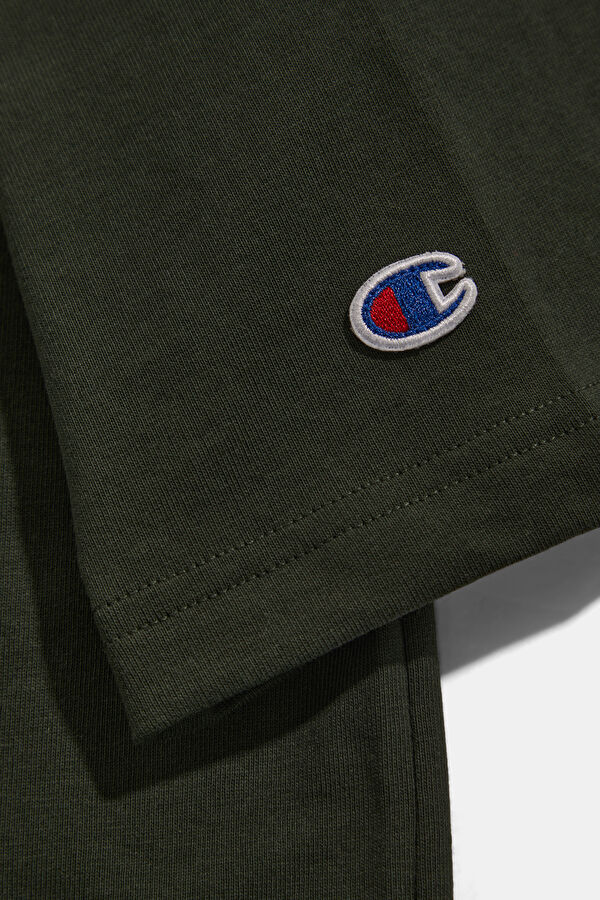 Relax Fit Khaki Crew Neck Men's T-Shirt 4