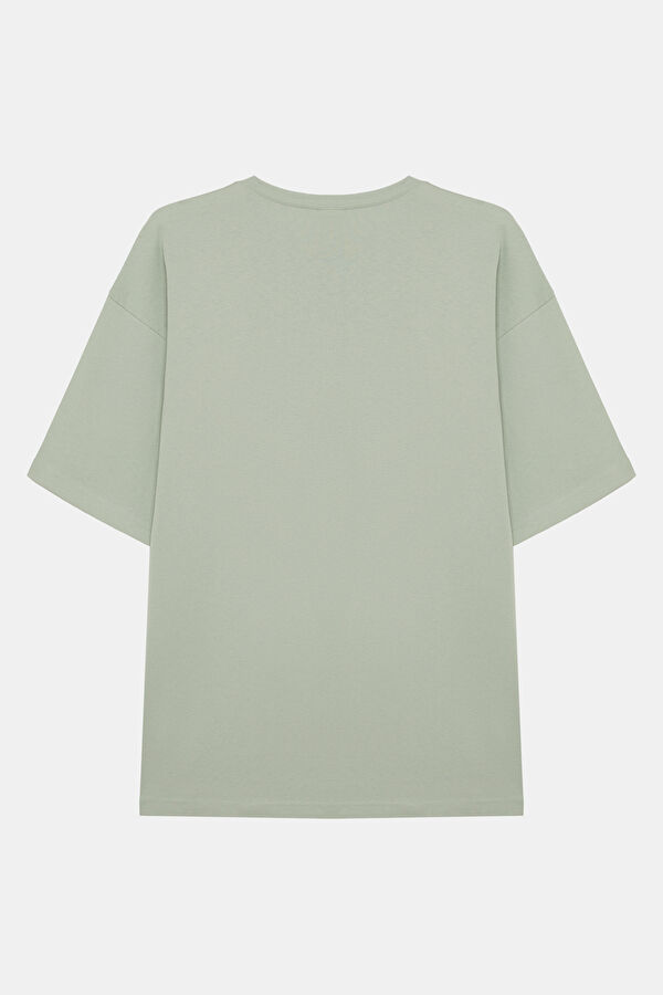 Relax Fit Mint Crew Neck Men's T-Shirt 2