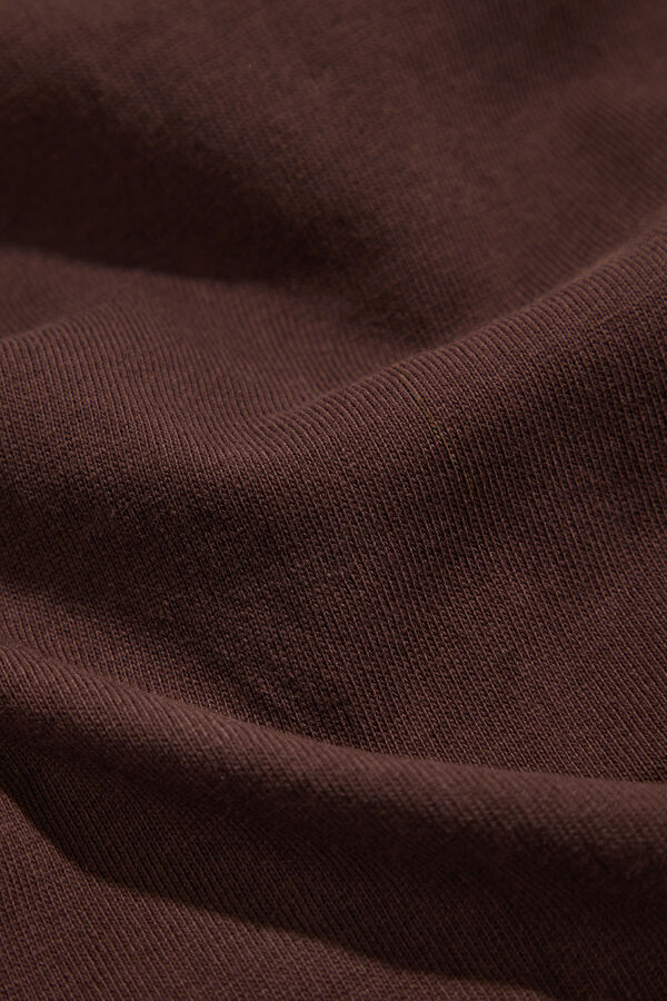 Relax Fit Burgundy Crew Neck Men's T-Shirt 4