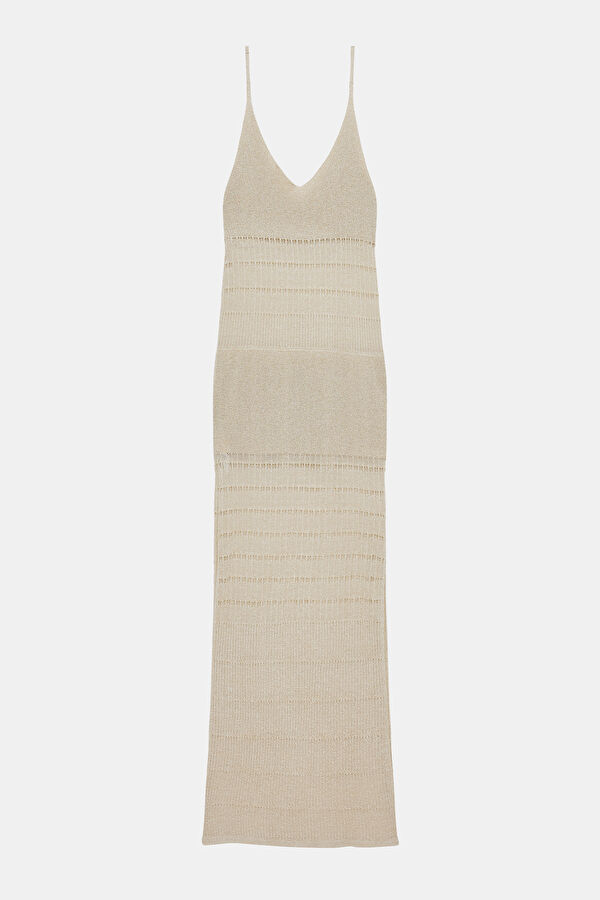 Beige Maxi Women's Dress 2